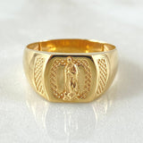 Anillo Virgen de Guadalupe 4gr / T10 1/4 / Oro Amarillo 18K *