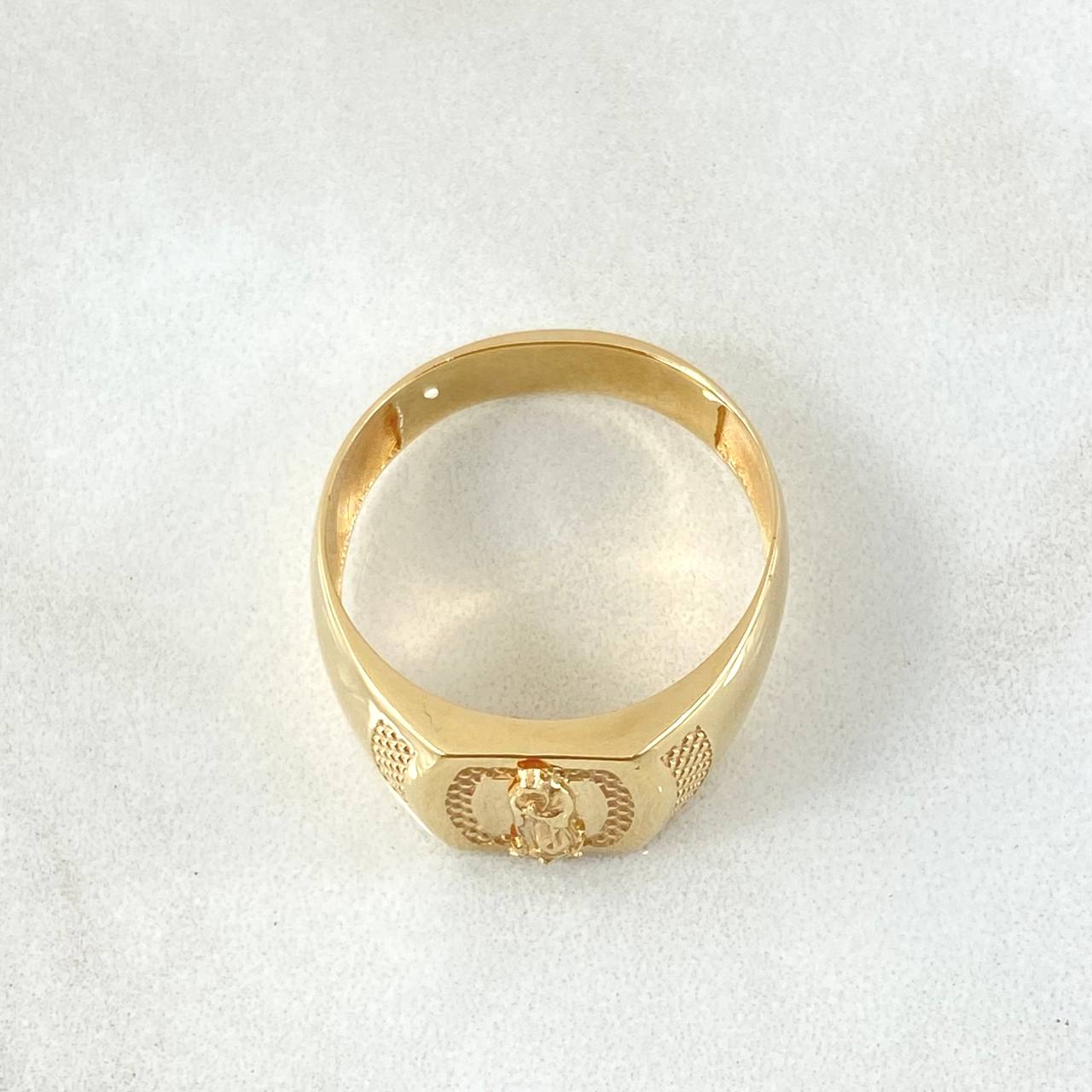 Anillo Virgen de Guadalupe 4gr / T10 1/4 / Oro Amarillo 18K *