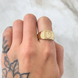 Anillo Virgen de Guadalupe 4gr / T10 1/4 / Oro Amarillo 18K *