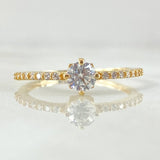 Anillo Churumbela 1.8gr / T7 1/2 / Oro Amarillo 18K *