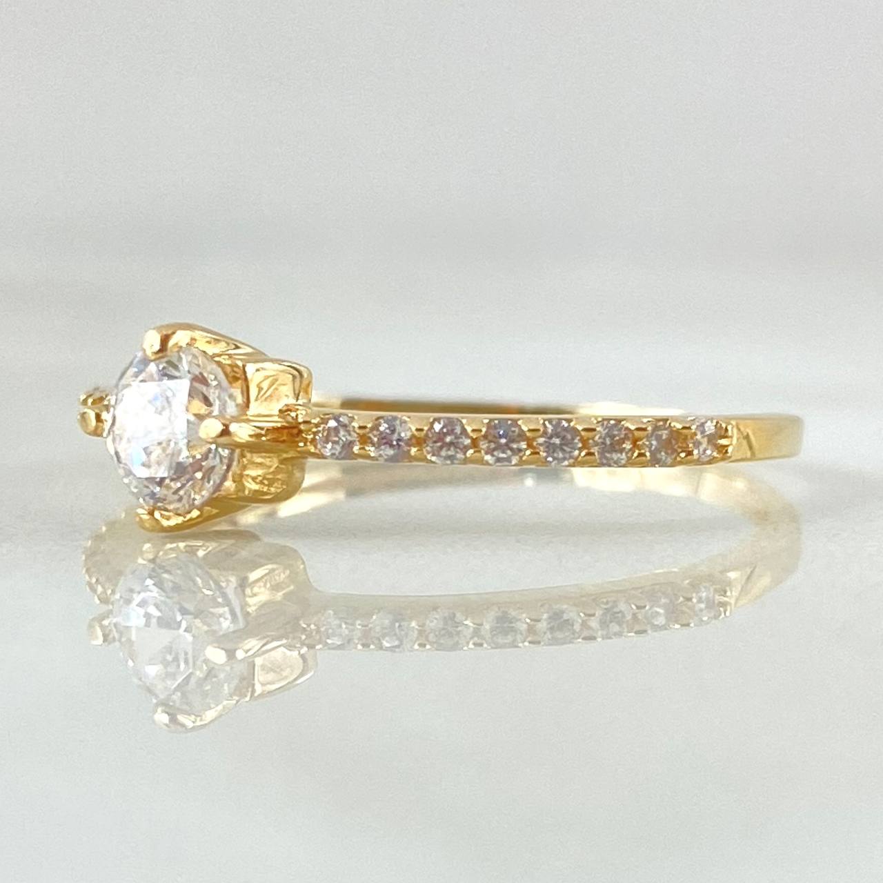 Anillo Churumbela 1.8gr / T7 1/2 / Oro Amarillo 18K *