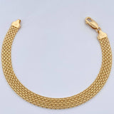 Pulso Chino 8.35gr / 19.5cm / 7.1mm Oro Amarillo +0 18K $