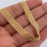 Pulso Chino 8.35gr / 19.5cm / 7.1mm Oro Amarillo +0 18K $