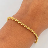 Pulso Lazo 2.95gr / 19cm / 2.9mm Oro Amarillo +3 18K $