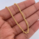Pulso Lazo 1.5gr / 18.7cm / 1.9mm Oro Amarillo +3 18K $