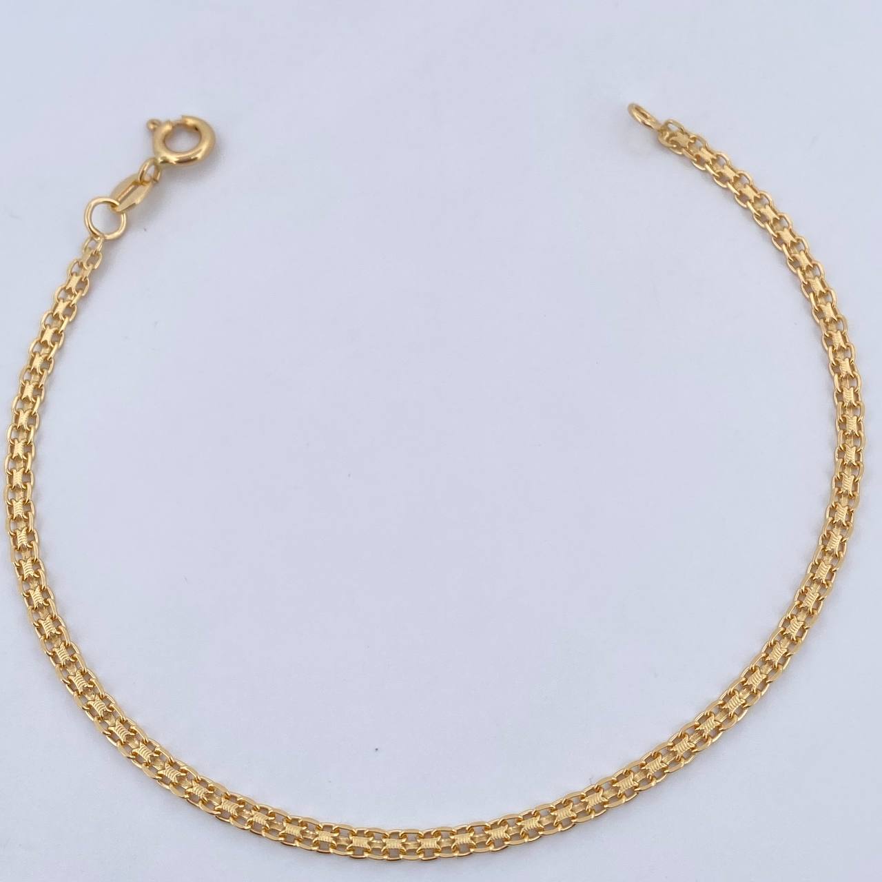 Pulso Chino 2.5gr / 18.8cm / 2.3mm Oro Amarillo +1 18K $