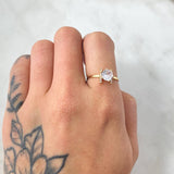 Anillo Solitario Lineal 1.5gr / T6 / Oro Amarillo 18K *