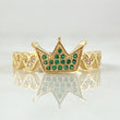Anillo Corona Corazones 2.75gr / T6 1/2 / Oro Amarillo 18K ©