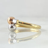 Anillo Tu Y Yo 1.05gr / T5 / Tres Oros 18K ©