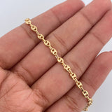 Pulso GC 2.25gr / 18.4cm / 3mm Oro Amarillo 18K &