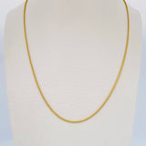 Cadena Franco 4gr / 60.5cm / Oro Amarillo +3 18K $