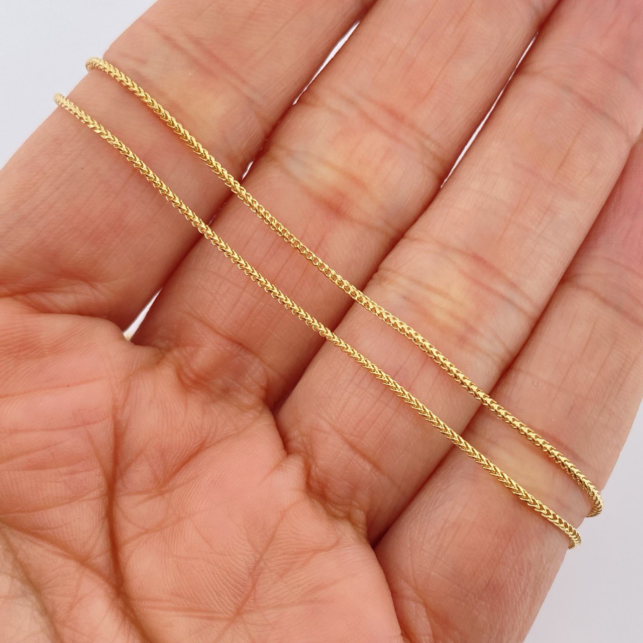 Cadena Franco 4gr / 60.5cm / Oro Amarillo +3 18K $