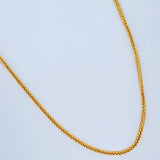 Cadena Franco 5.5gr / 60cm / Oro Amarillo +3 18K $