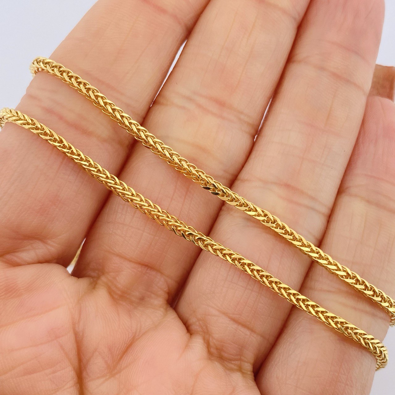 Cadena Franco 5.5gr / 60cm / Oro Amarillo +3 18K $