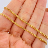 Cadena Franco 5.5gr / 60cm / Oro Amarillo +3 18K $