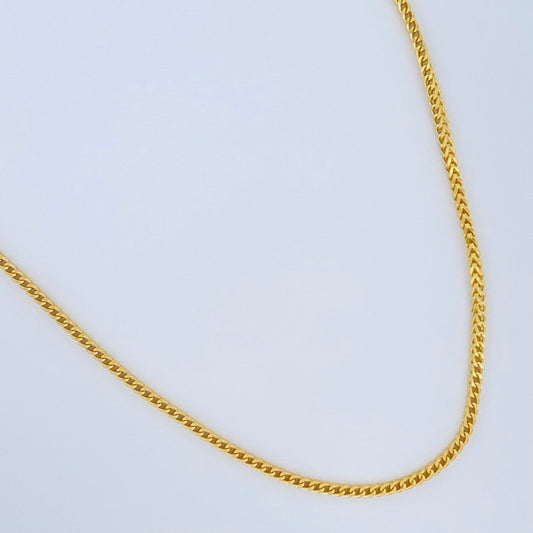 Cadena Franco 7.8gr / 55cm / Oro Amarillo +3 18K $