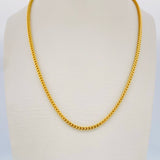 Cadena Franco 7.8gr / 55cm / Oro Amarillo +3 18K $