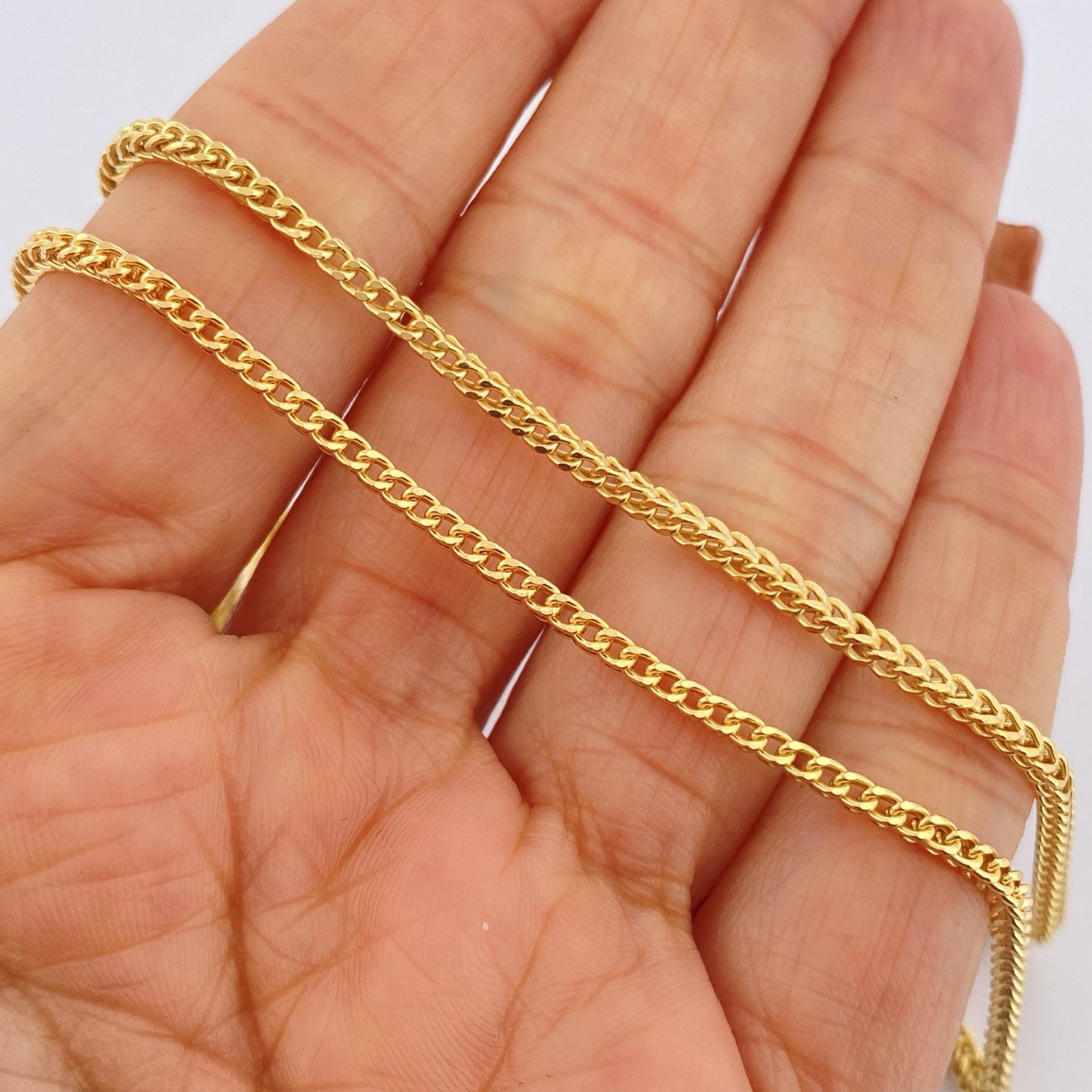 Cadena Franco 7.8gr / 55cm / Oro Amarillo +3 18K $