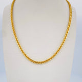 Cadena Franco 11.35gr / 60.5cm / Oro Amarillo +3 18K $