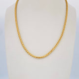 Cadena Franco 8.95gr / 60.8cm / Oro Amarillo +3 18K $