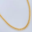 Cadena Cubana 10.6gr / 60.3cm / Oro Amarillo +1 18K $