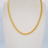 Cadena Cubana 10.6gr / 60.3cm / Oro Amarillo +1 18K $