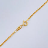 Cadena Cubana 5.9gr / 60.5cm / Oro Amarillo +1 18K $