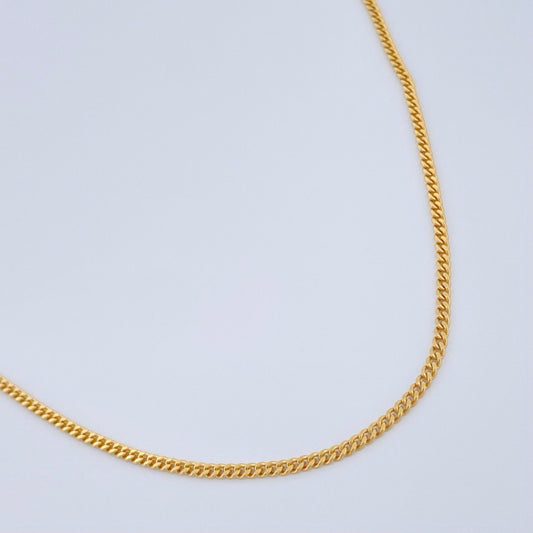 Cadena Cubana 5.8gr / 60.3cm / Oro Amarillo +1 18K $