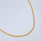 Cadena Cubana 5.8gr / 60.3cm / Oro Amarillo +1 18K $