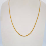 Cadena Cubana 5.8gr / 60.3cm / Oro Amarillo +1 18K $