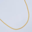 Cadena Cubana 2.2gr / 59.8cm / Oro Amarillo +1 18K $