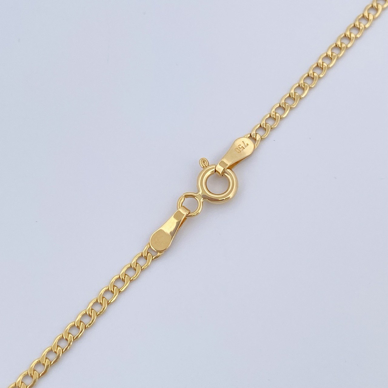 Cadena Cubana 2.05gr / 45cm / Oro Amarillo +1 18K $
