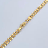 Cadena Cubana 10.75gr / 60.3cm / Oro Amarillo +1 18K $