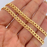 Cadena Cubana 10.75gr / 60.3cm / Oro Amarillo +1 18K $