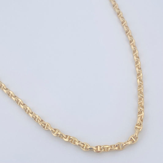 Cadena Tipo Escalera 6.2gr / 60.3cm / Oro Amarillo +3 18K $