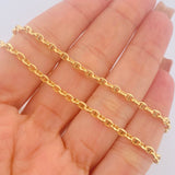 Cadena Tipo Escalera 6.25gr / 60.3cm / Oro Amarillo +3 18K $