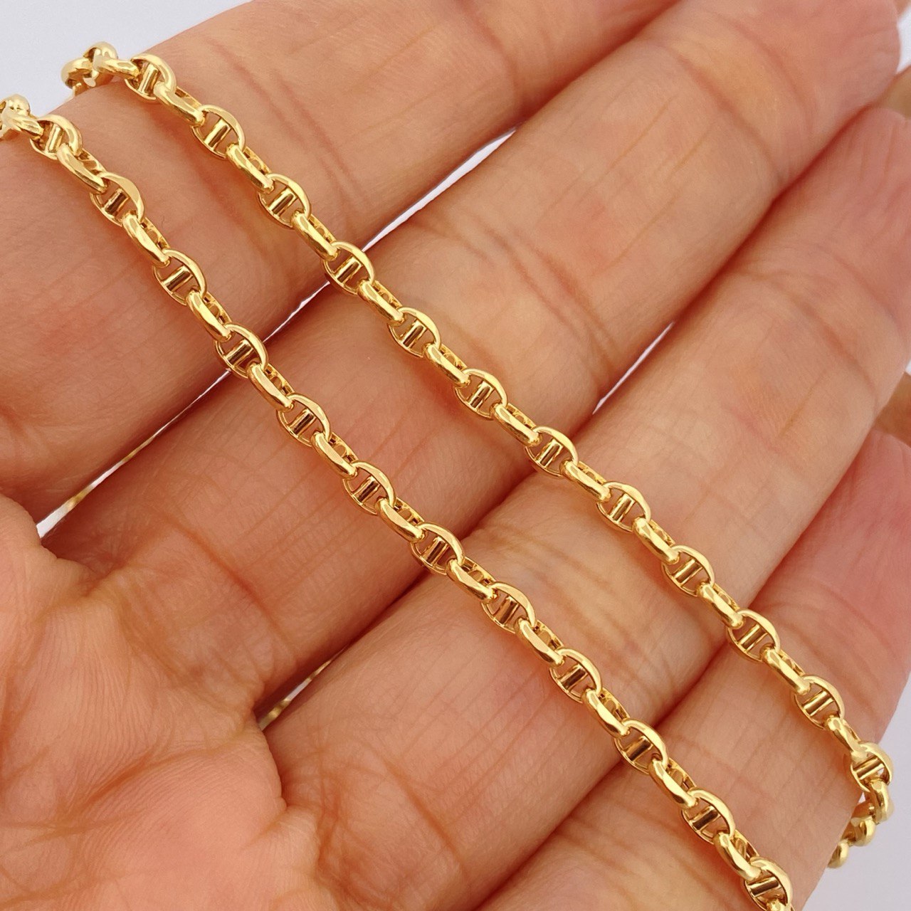 Cadena Tipo Escalera 6.2gr / 60.3cm / Oro Amarillo +3 18K $