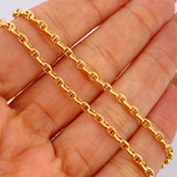 Cadena Tipo Escalera 6.2gr / 60.3cm / Oro Amarillo +3 18K $