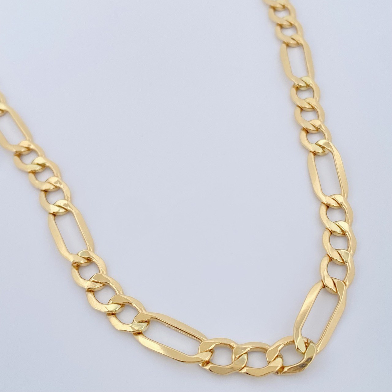 Cadena Figaro 14.95gr / 60cm / Oro Amarillo +1 18K $