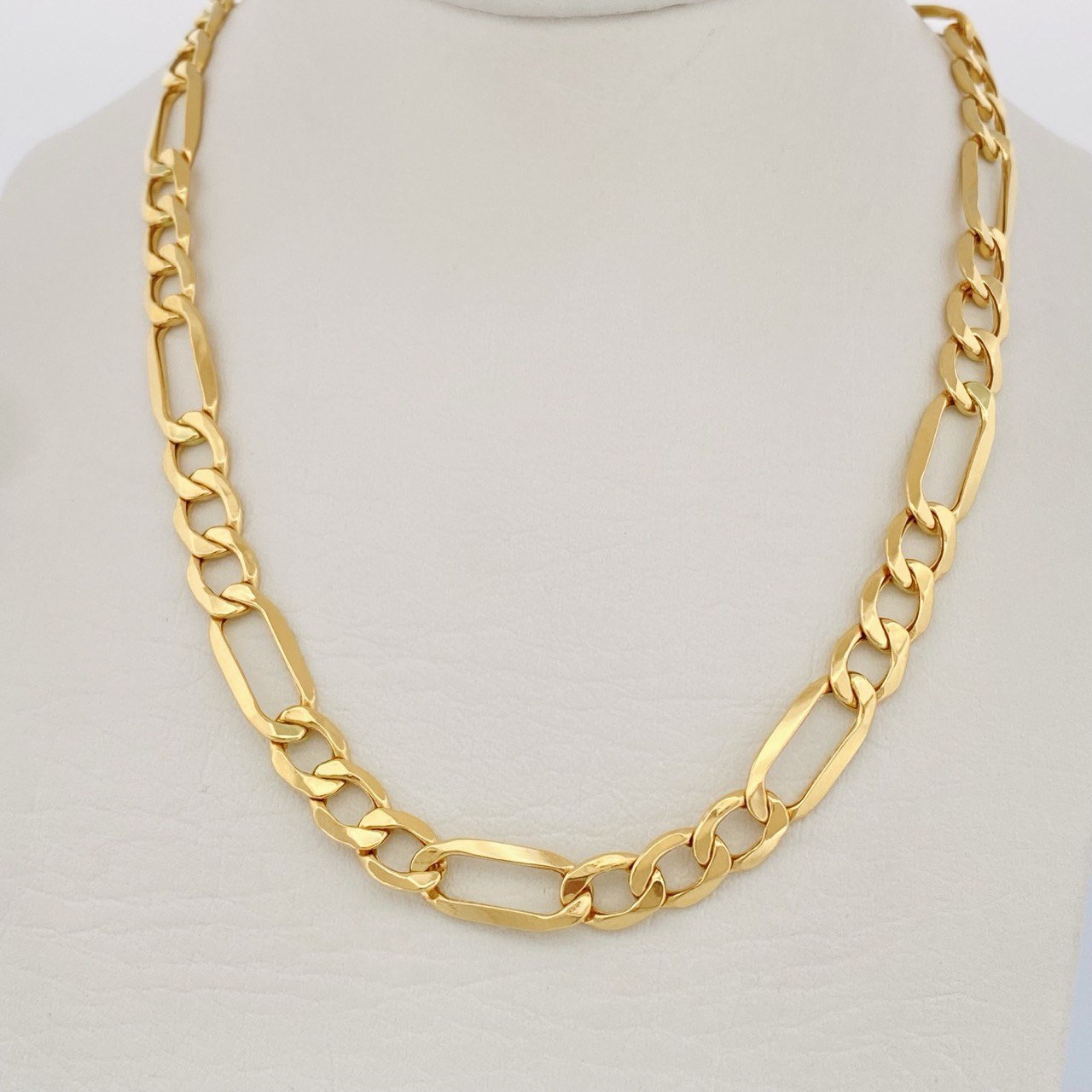 Cadena Figaro 14.95gr / 60cm / Oro Amarillo +1 18K $