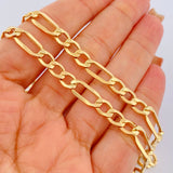 Cadena Figaro 14.95gr / 60cm / Oro Amarillo +1 18K $