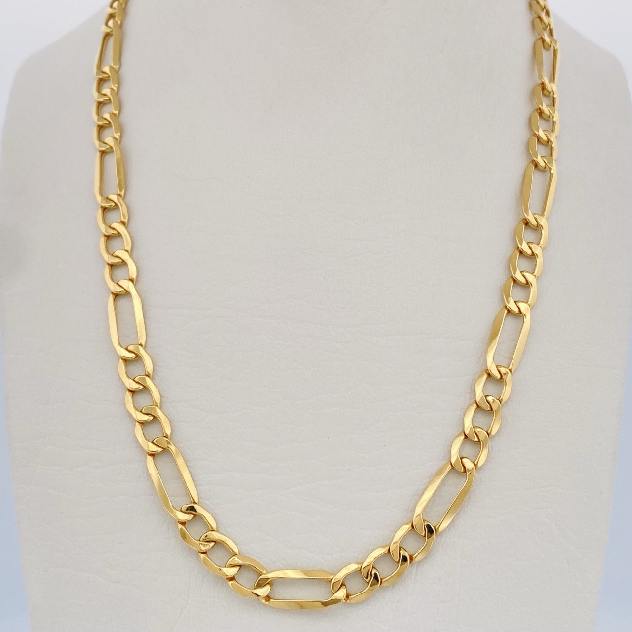 Cadena Figaro 11.2gr / 65cm / Oro Amarillo +1 18K $