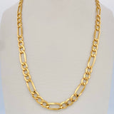 Cadena Figaro 11.1gr / 60cm / Oro Amarillo +1 18K $