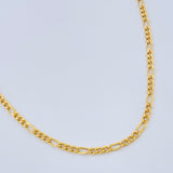 Cadena Figaro 7.3gr / 65.5cm / Oro Amarillo +1 18K $
