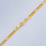 Cadena Figaro 7.3gr / 65.5cm / Oro Amarillo +1 18K $