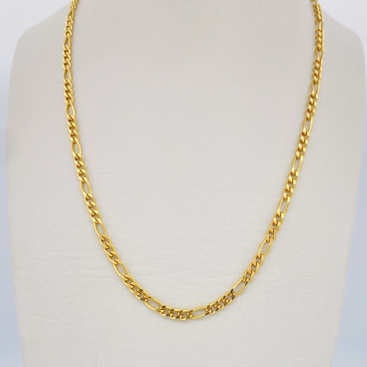 Cadena Figaro 7.3gr / 65.5cm / Oro Amarillo +1 18K $
