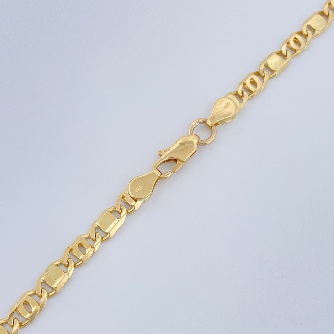 Cadena Garibaldi Plana 30gr / 62.3cm / Oro Amarillo +3 18K $