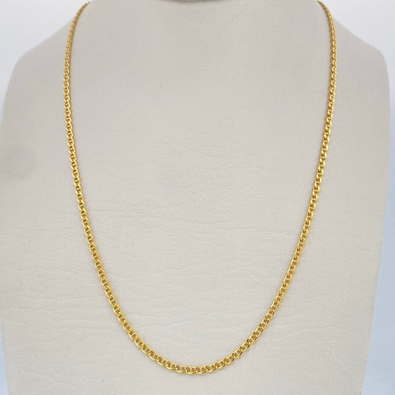 Cadena Escalera 2.6gr / 63cm / Oro Amarillo +3 18K $