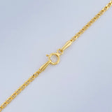 Cadena Escalera 2.5gr / 60cm / Oro Amarillo +3 18K $