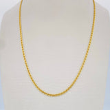 Cadena Escalera 2.05gr / 45.5cm / Oro Amarillo +3 18K $